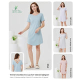 Bamboo fiber backless pajamas